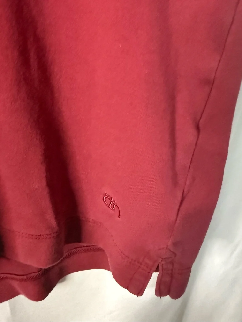 Banana Republic Men's Wine Red Polo Shirt Size M